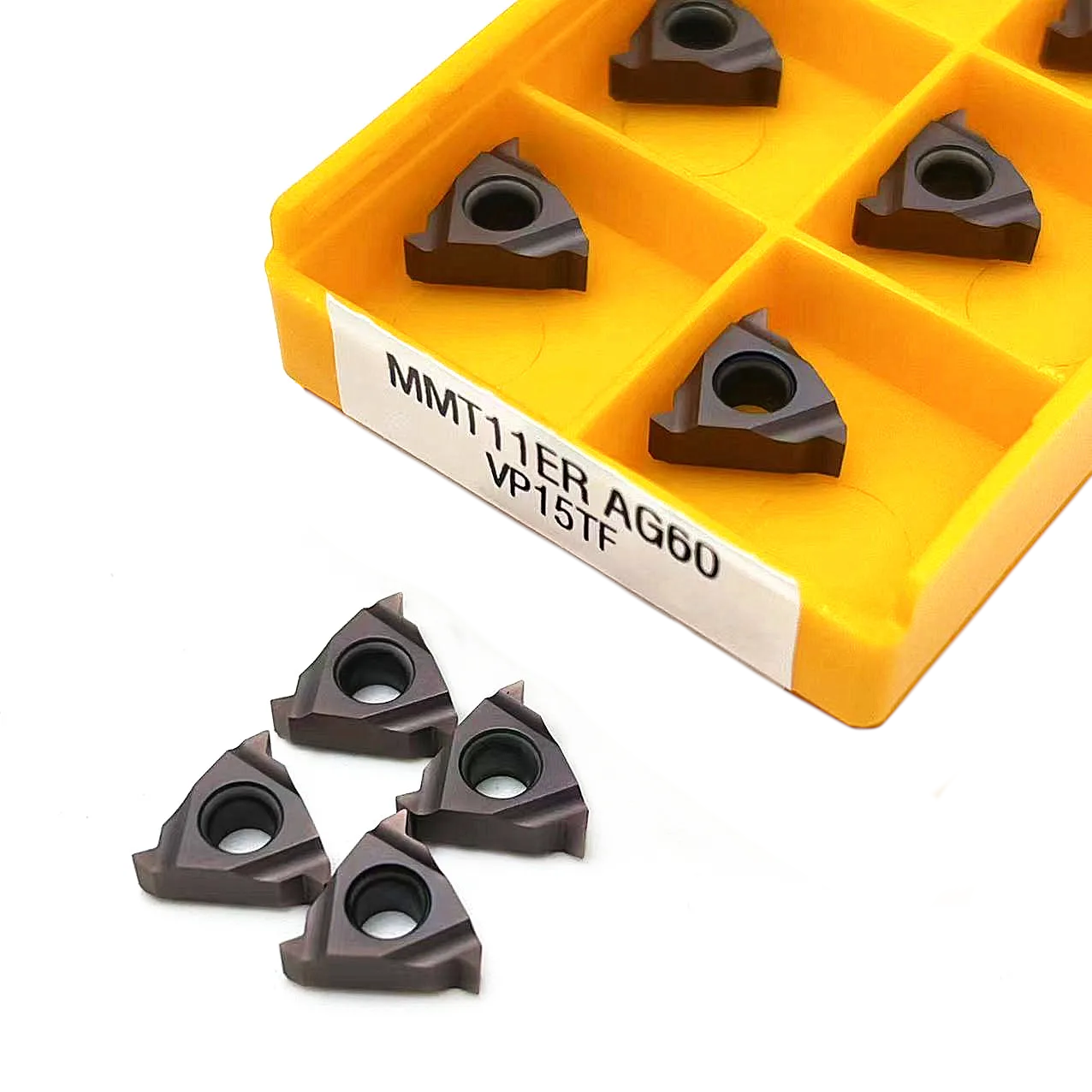 10pcs MMT 11ER AG60 VP15TF 60 Degree External Threading Insert