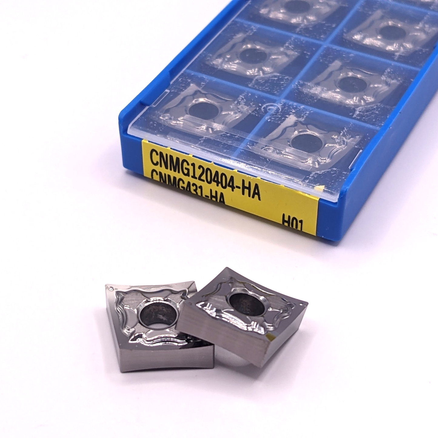 10pcs CNMG120404 CNMG431 HA H01 Aluminium Cutting Lathe Inserts