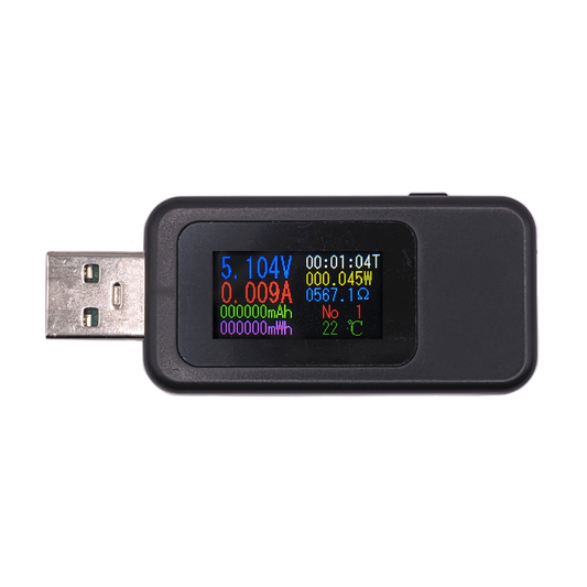 USB A / Type-C - 10 in 1 Tester - Current Voltage Ammeter Meter Detector