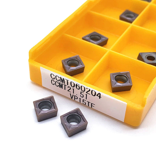 10pcs CCMT060204 VP15TF carbide insert lathe turning tips