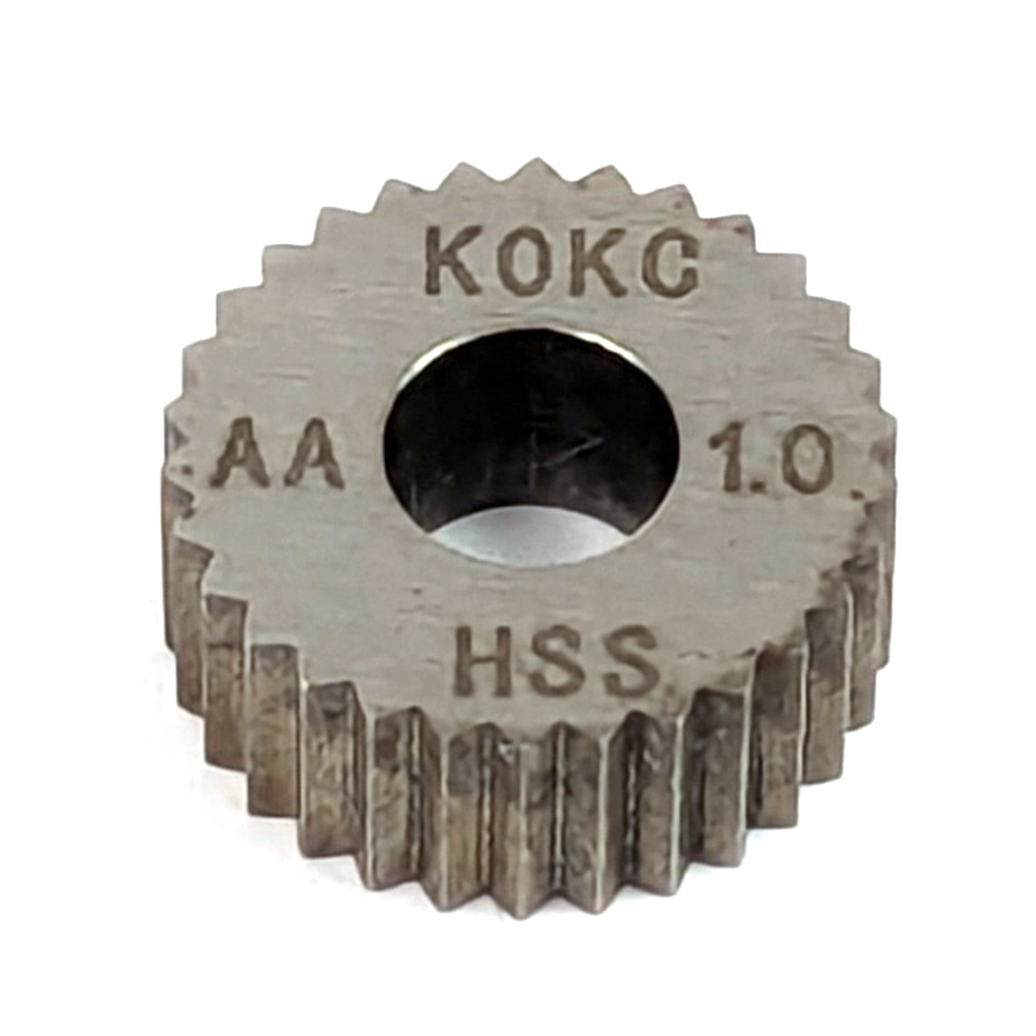 8mm Shank Knurling Lathe Tool - 4mm Wide Knurling Wheel