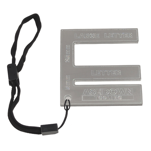 Pocket Size Royal Mail Letter Thickness Gauge