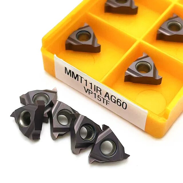 10pcs MMT 11IR AG60 VP15TF 60 Degree External Threading Insert