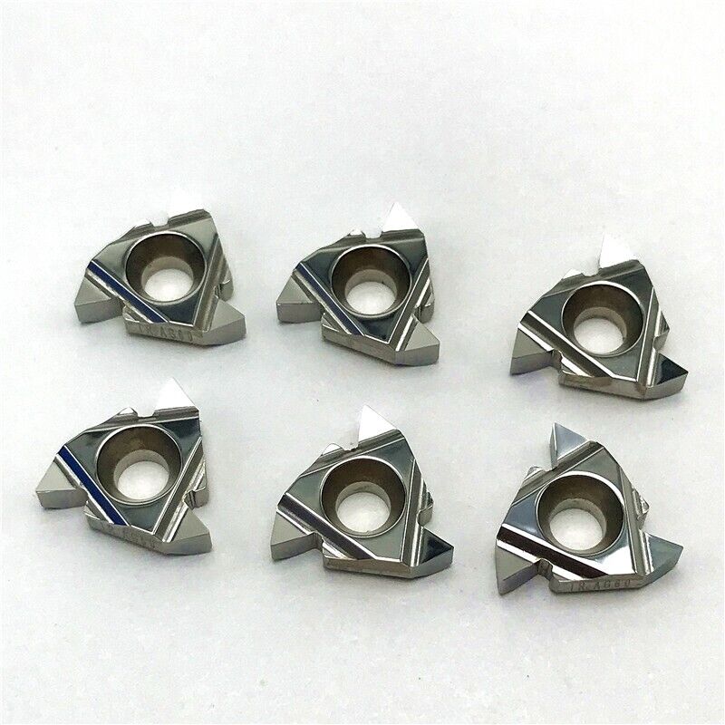 10pcs 16IR AG60 H01 Internal Threading Aluminium Cutting Carbide Lathe Inserts