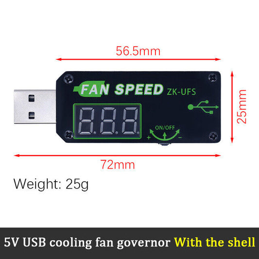 5-12V 5W USB Fan Governor LED Dimming Module Voltage Adjustable Speed Control