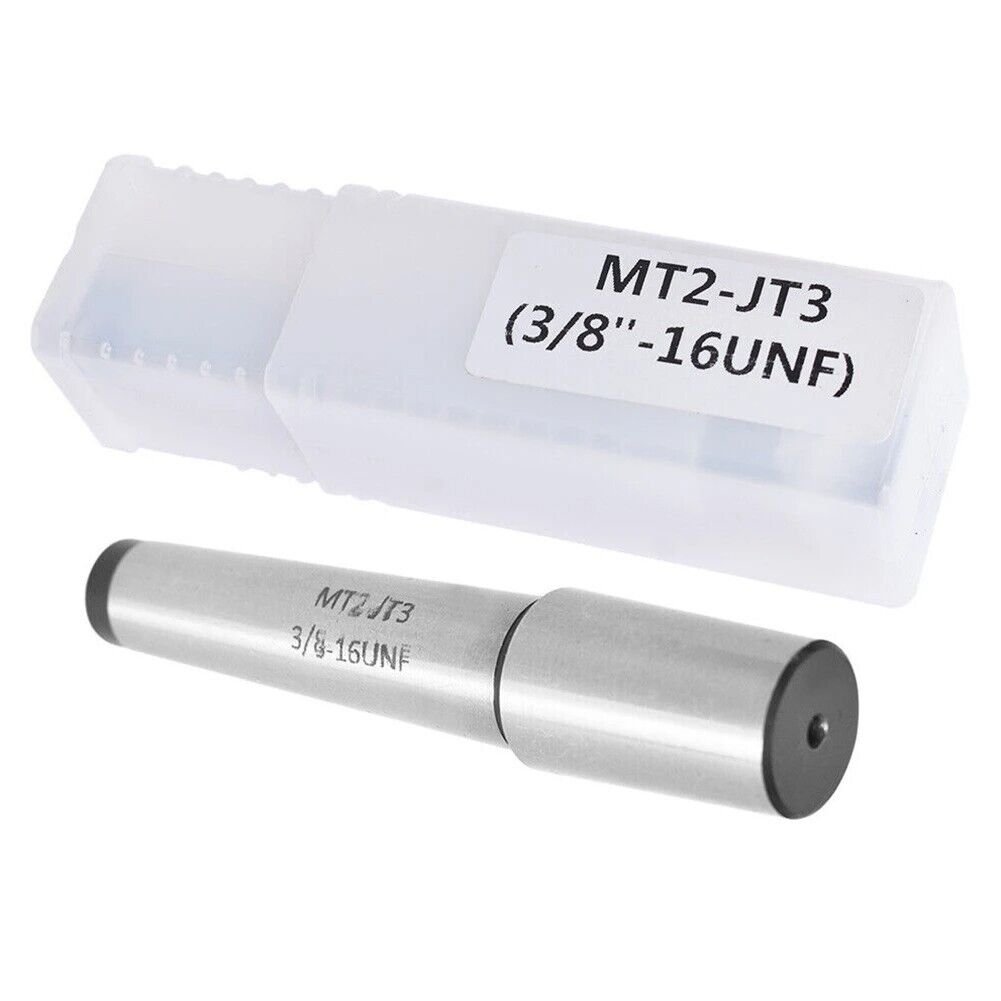MT2 to JT3 3/8"-16UNF Thread Drill Chuck Arbor Morse Taper 2 to Jacobs Taper 3