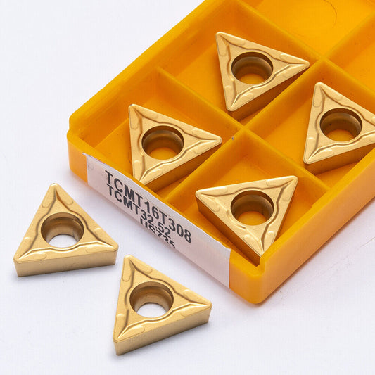 10pcs TCMT16T308 US735/UE6020/VP15TF Carbide Insert Lathe Cutting Tool Bit CNC