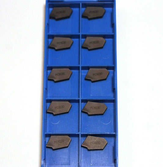 10pcs SP300 PC9030 Stainless Steel Cut Grooving Parting Lathe Turning Insert