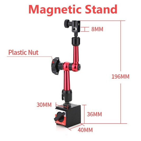 Magnetic Stand Lever Dial Indicator Set - 0.01mm Accuracy - 0-0.8mm range