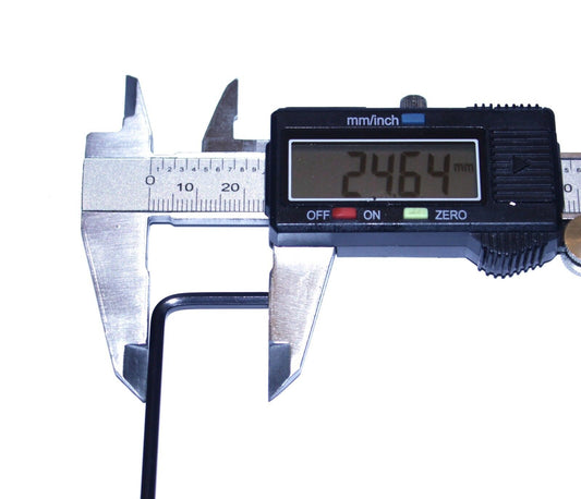 3mm Long Arm Hex Wrench Allen Key - 130mm Long - Chrome Vanadium Steel