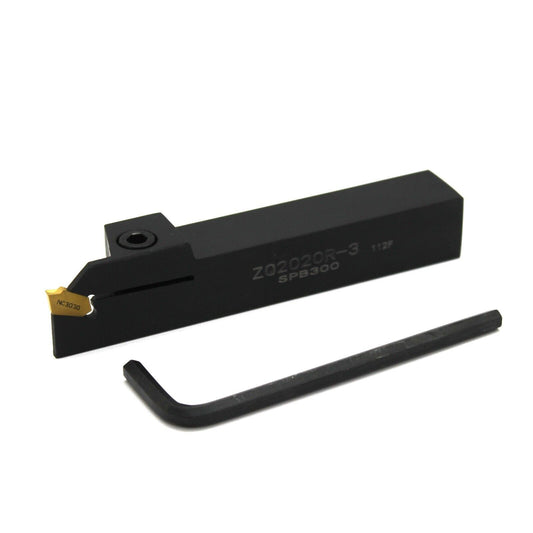 ZQ2020R-3 20mm Shank Lathe Parting Grooving Tool Holder for GTN-3/SP300 Inserts