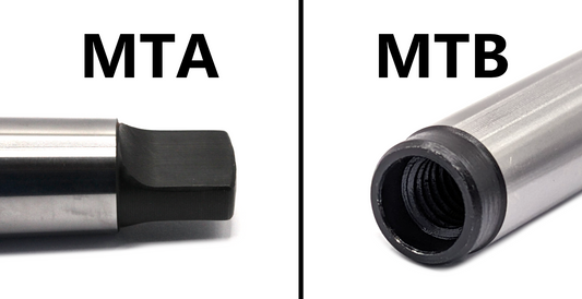 What is the difference between MTA and MTB morse tapers?