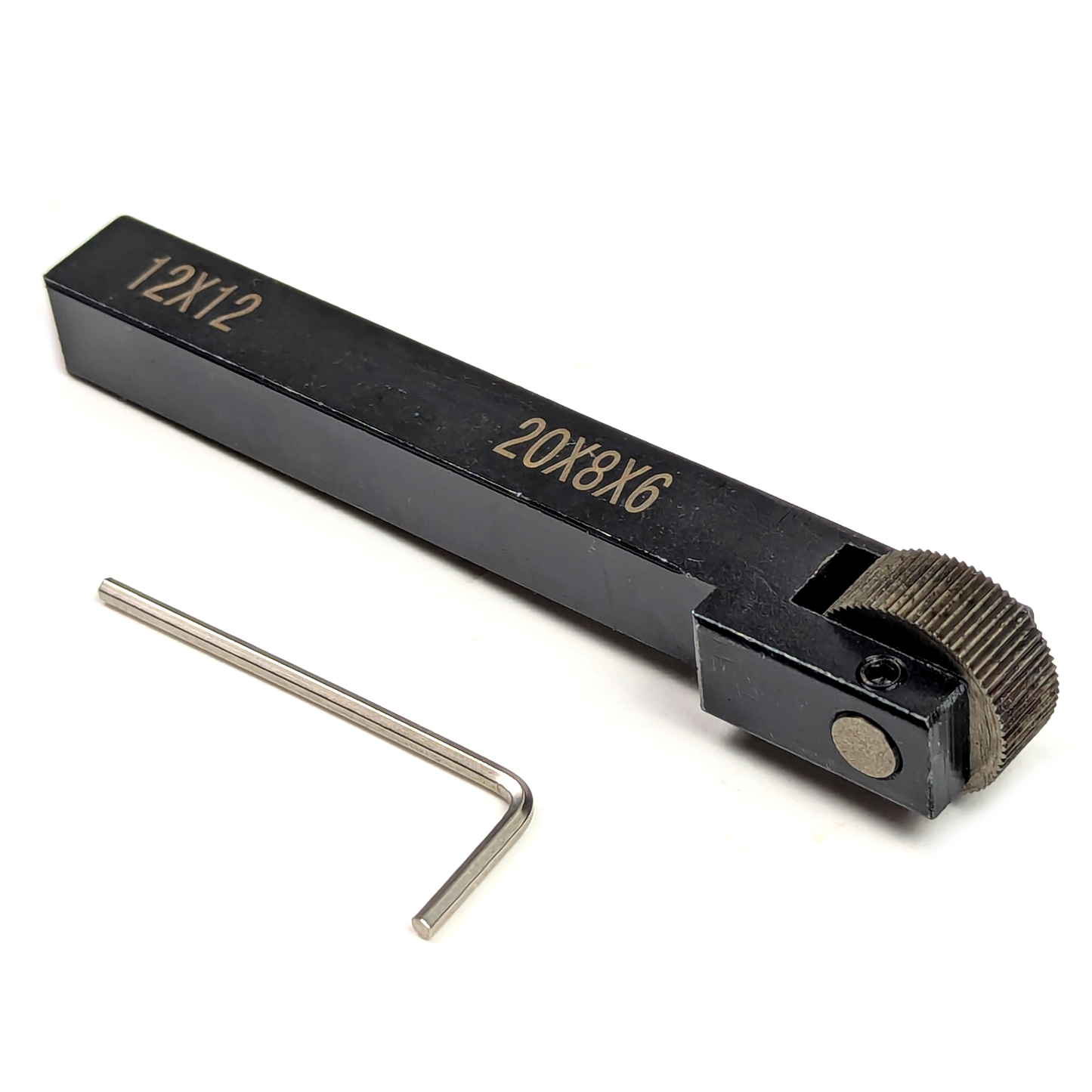 8-12mm Shank Knurling Lathe Tool - 8mm Wide Knurling Wheel