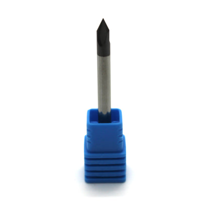 A 4mm solid carbide 60 degree chamfer mill