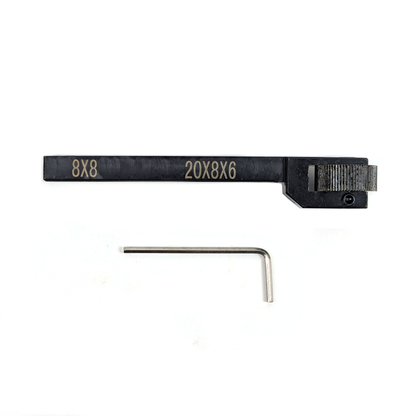 8-12mm Shank Knurling Lathe Tool - 8mm Wide Knurling Wheel