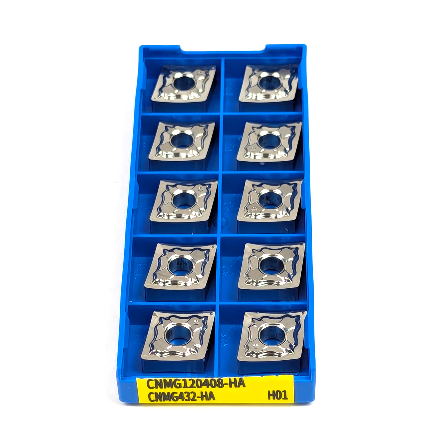 10pcs CNMG120408 CNMG432 HA H01 Aluminium Cutting Lathe Inserts