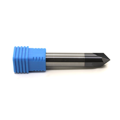 HRC45 Solid Carbide 90° Degree Chamfer Mill Milling Cutter 1mm-12mm - AlTiN