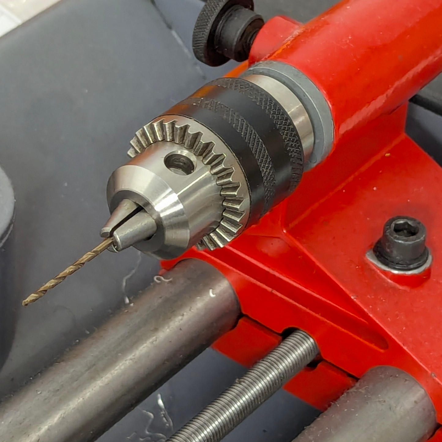 Tailstock Drill Chuck for EMCO Unimat PC & Sieg C0 - M14x1mm Thread - 0.5mm-8mm Chuck Capacity