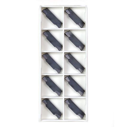 10pcs MRMN300-ST Steel & Stainless Steel Cutting Round Grooving Carbide Lathe Inserts