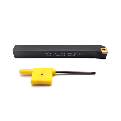 Turning Facing Indexable Tool Holders + CCMT060204 Lathe Inserts 8mm-12mm Shank