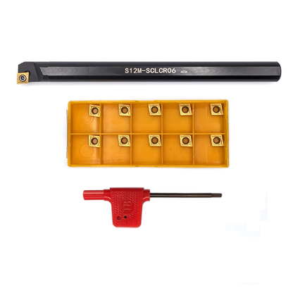 6-12mm SCLCR06 Boring Bar Lathe Insert Toolholder for CCMT060204 inserts