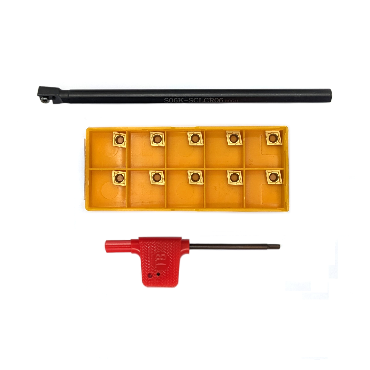 6-12mm SCLCR06 Boring Bar Lathe Insert Toolholder for CCMT060204 inserts