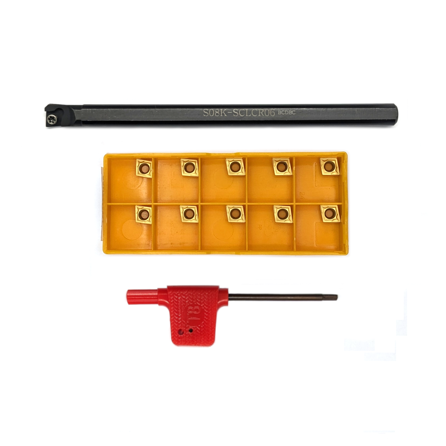 6-12mm SCLCR06 Boring Bar Lathe Insert Toolholder for CCMT060204 inserts