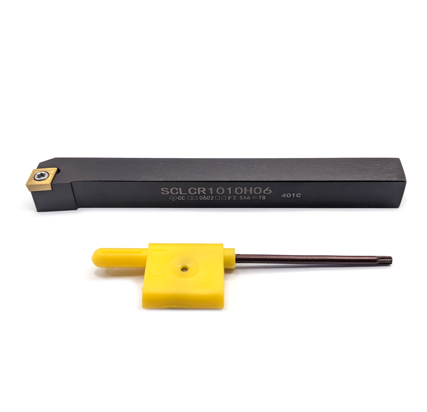 Turning Facing Indexable Tool Holders + CCMT060204 Lathe Inserts 8mm-12mm Shank