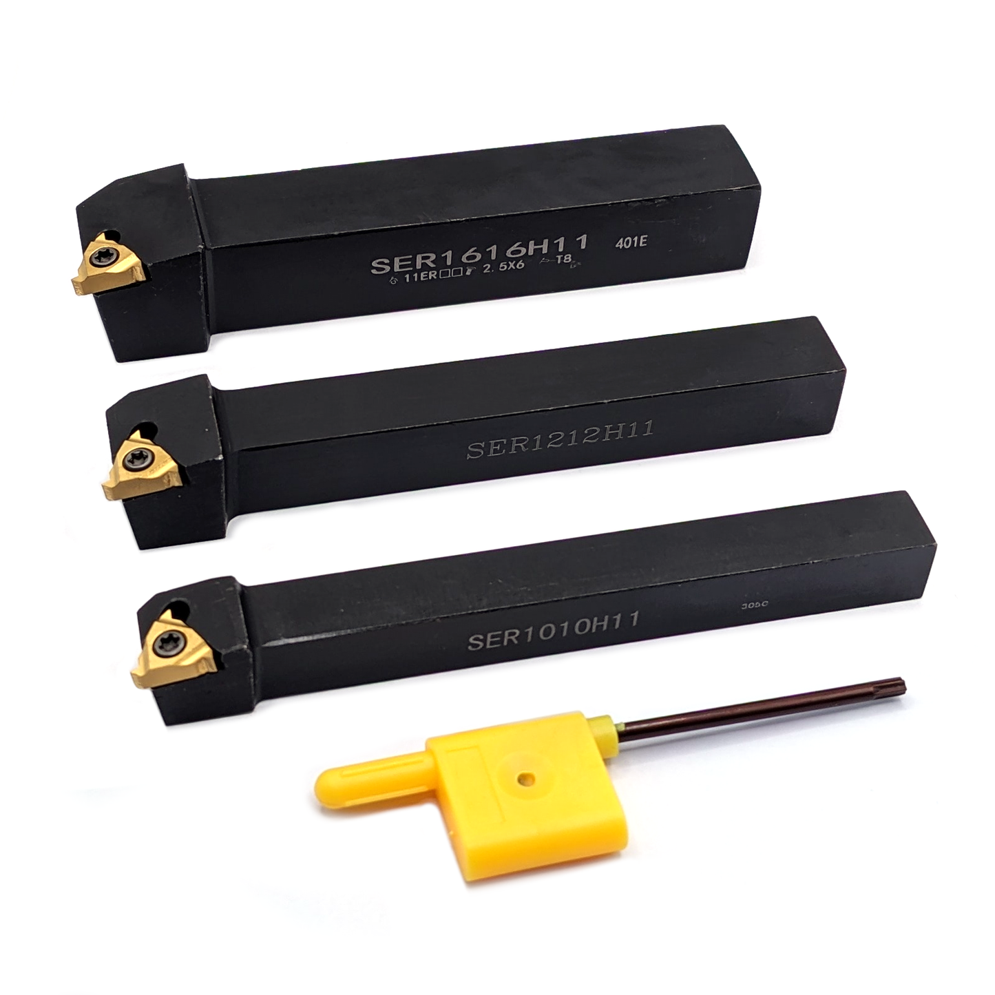 SER External Threading Tool Holders for 11ER Inserts 10mm-16mm Shank