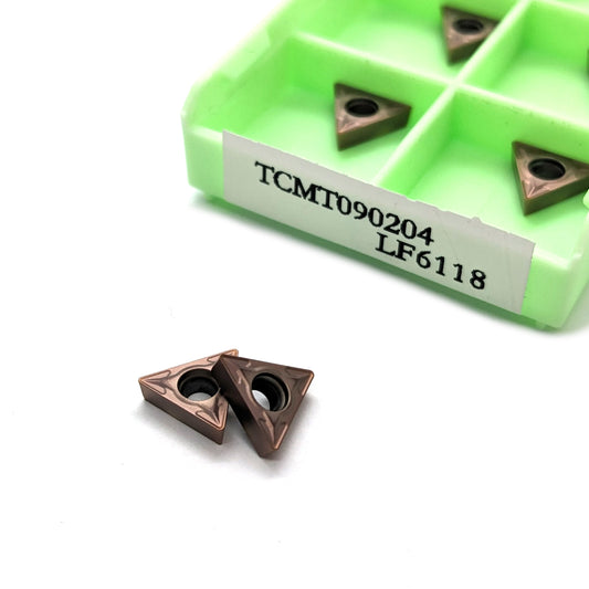 10pcs TCMT090204 Steel and Stainless Steel Cutting Carbide Inserts