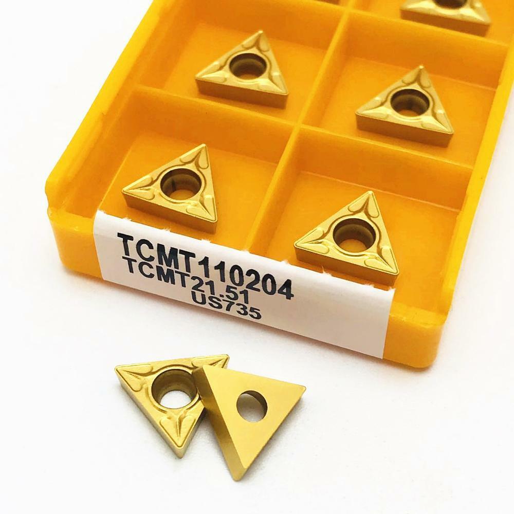 A box of TCMT110204 US735 inserts on a white background