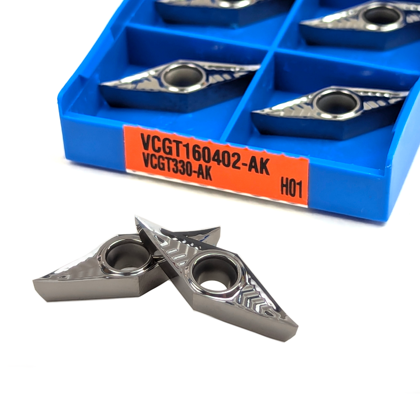 10pcs VCGT160402 Aluminium Cutting Carbide Lathe Inserts