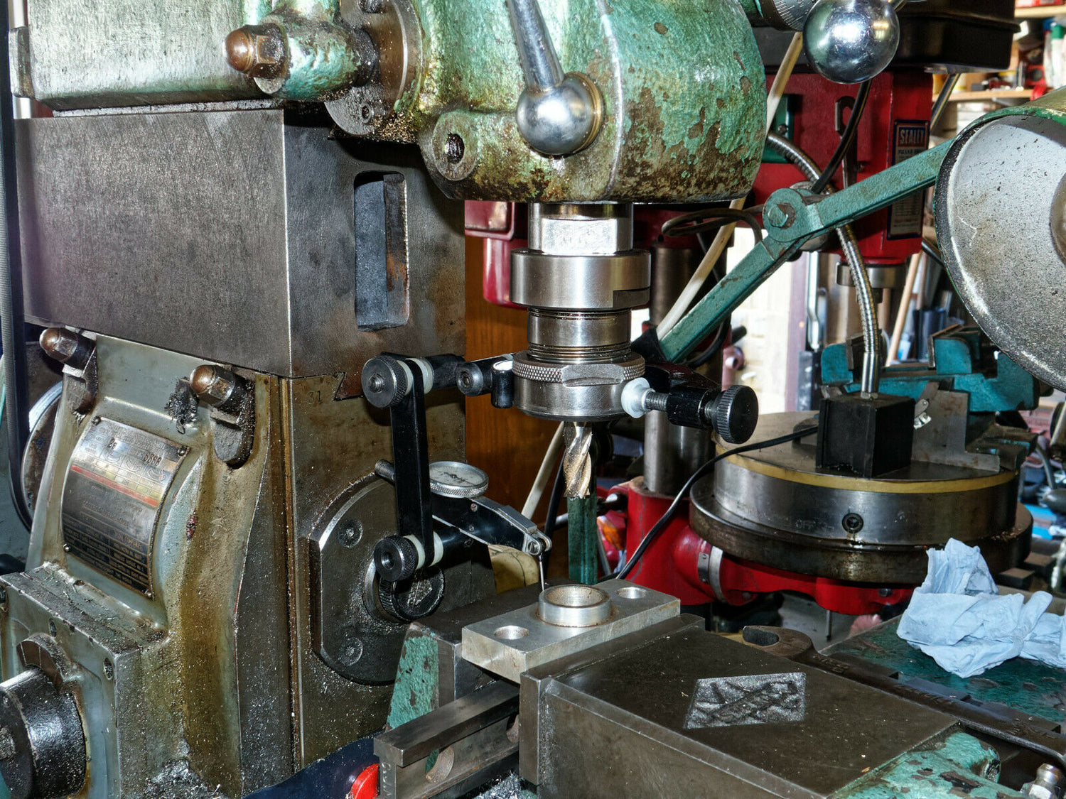 Ashdown Tooling products in use on a customers mill