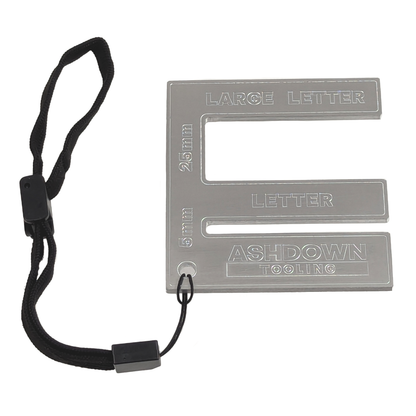 Pocket Size Royal Mail Letter Thickness Gauge