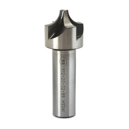 HSS-AL Corner Rounding Radius End Mill R1-R12 Milling Cutter Router Bits