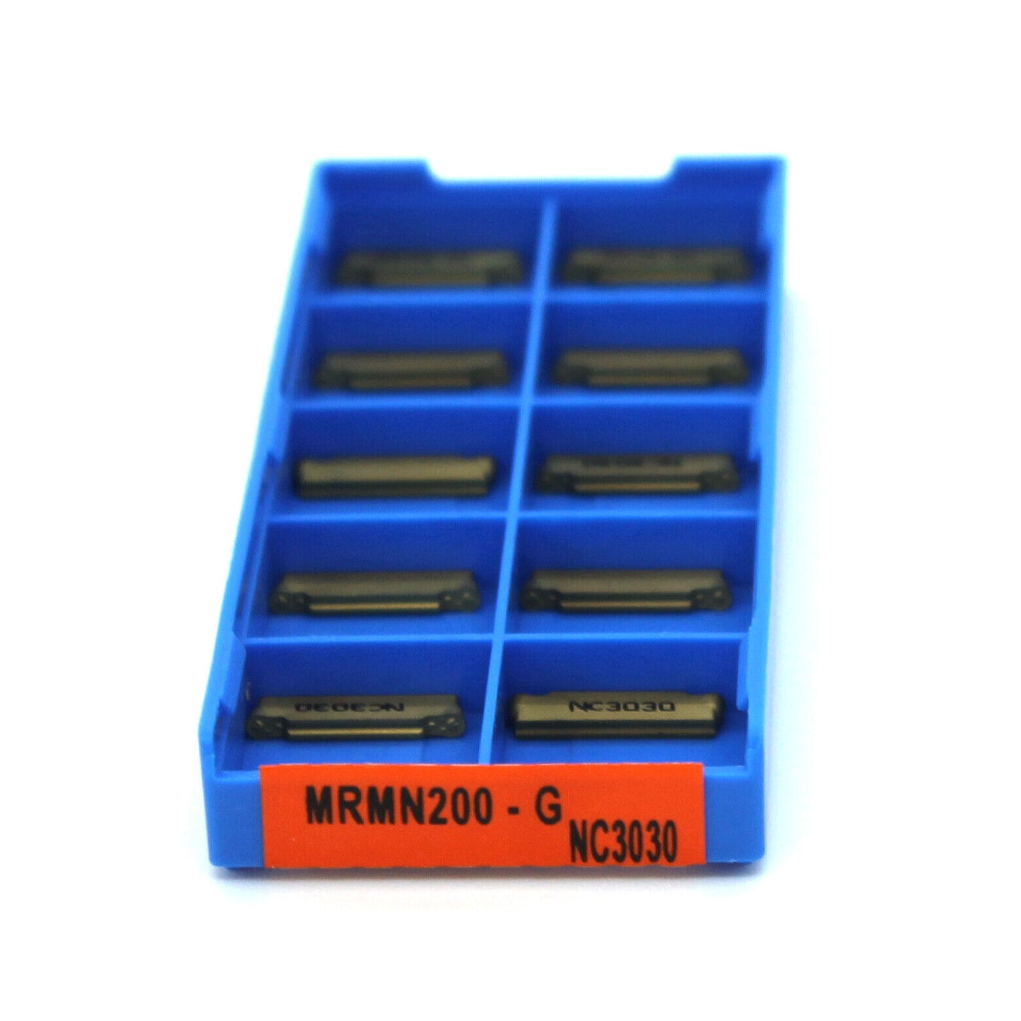 A box of MRMN200-G NC3030 rounded carbide parting/grooving inserts