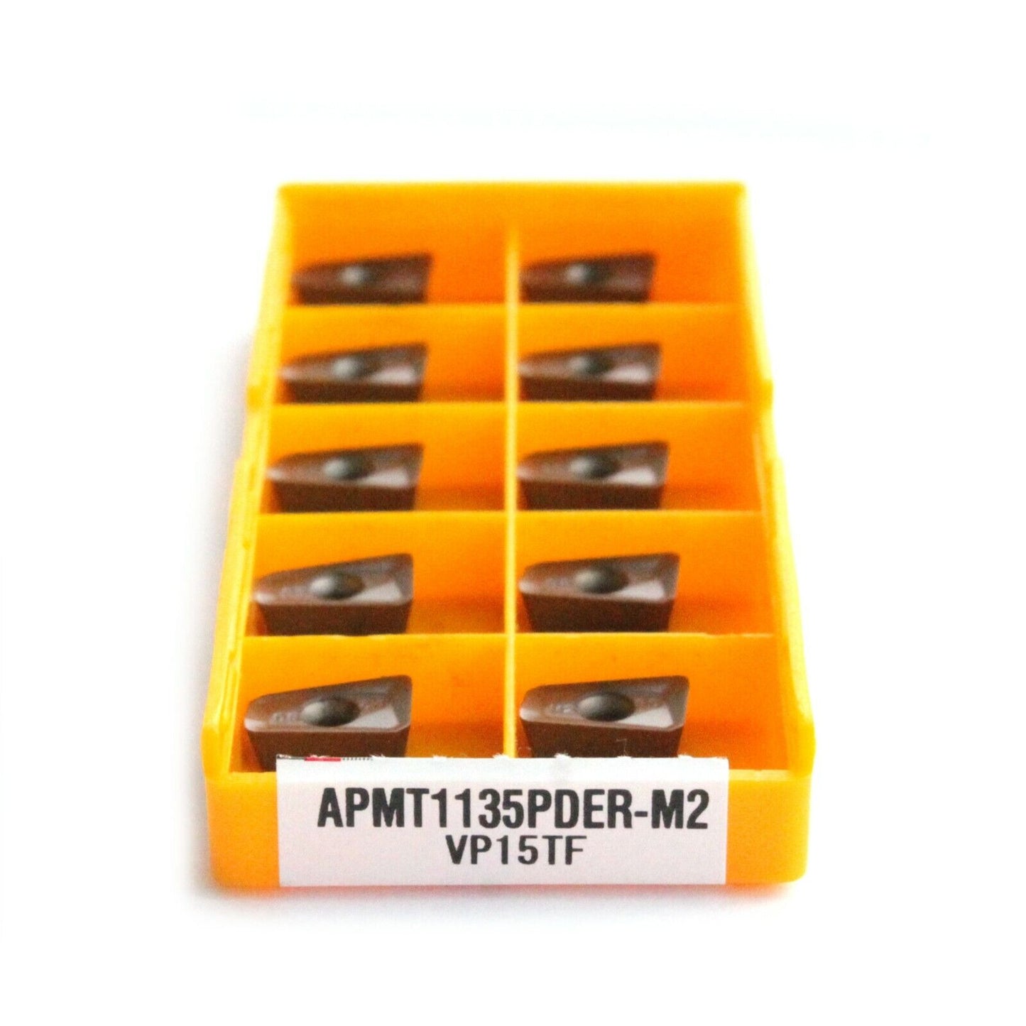 10pcs APMT1135PDER M2 and H2 Carbide Milling Inserts for BAP300 Cutters