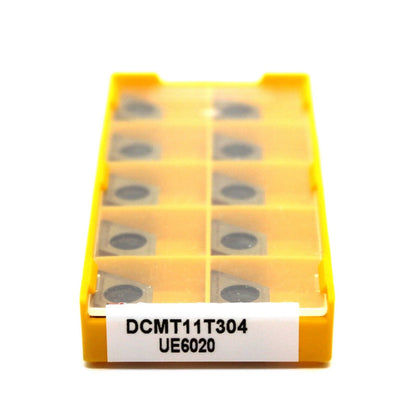 10pcs DCMT11T304 US735/UE6020/VP15TF Carbide Lathe Inserts
