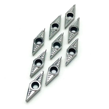 10pcs VCGT110304-AK H01 VCGT221 Aluminium Cutting Lathe Inserts for SVJCR1616H11