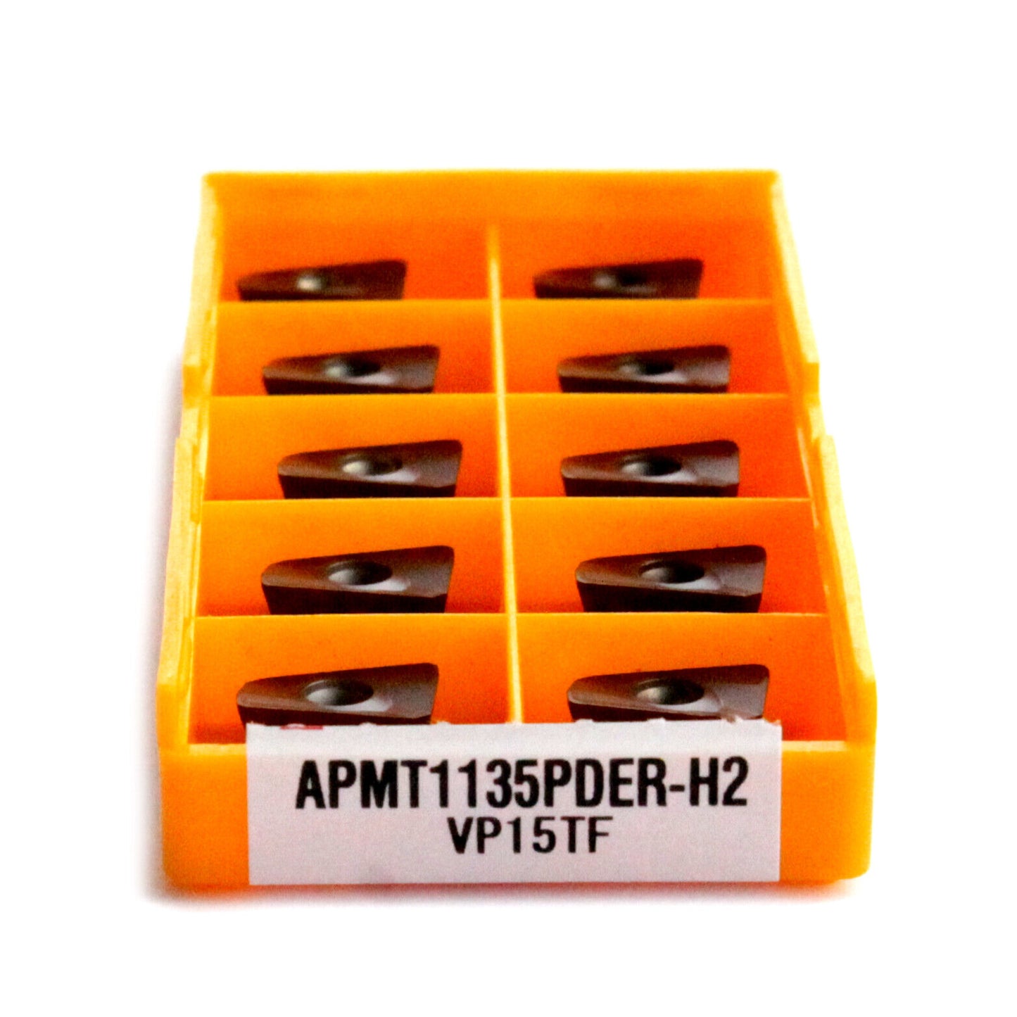 10pcs APMT1135PDER M2 and H2 Carbide Milling Inserts for BAP300 Cutters