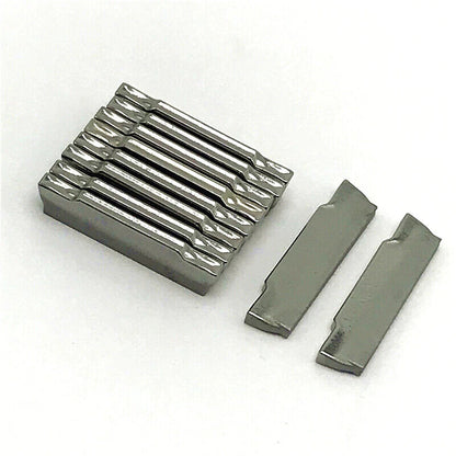 10pcs MGMN150-G H01 Aluminium Cutting Lathe Inserts Parting Off Cut Off Bits