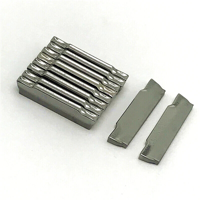 10pcs MGMN300-M H01 Aluminium Cutting Lathe Inserts Parting Off Cut Off Bits