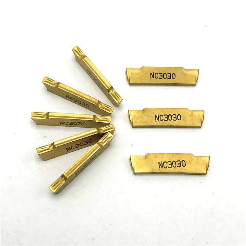 10pcs MGMN150-G NC3030 Carbide Lathe Inserts Parting Grooving Cut Off Bits