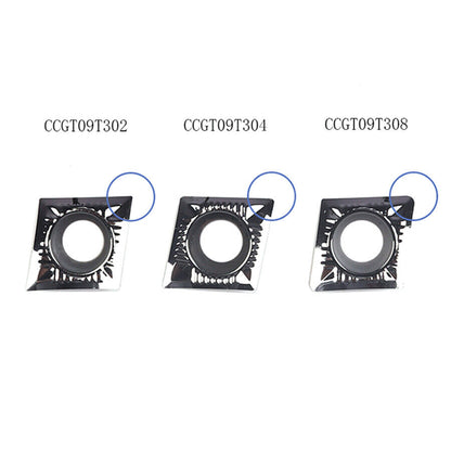10pcs CCGT09T302 CCGT32.50.5 AK H01 CCGT332 Aluminium Cutting Lathe Inserts