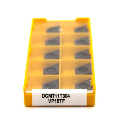 10pcs DCMT11T304 US735/UE6020/VP15TF Carbide Lathe Inserts