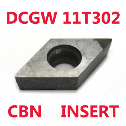 1pcs DCGW11T302 CBN Hardened/Tool Steel Cutting Carbide Lathe Inserts