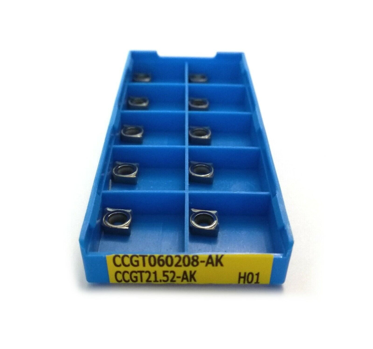 10pcs CCGT060208-AK H01 CCGT21.51 Aluminium Cutting Lathe Inserts